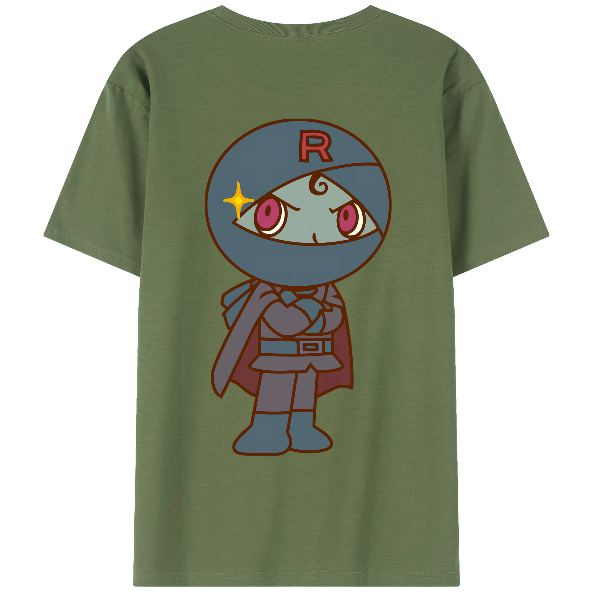 （画像用） アンパンマン Anpanman 綿100％ メンズ半袖Tシャツ（バックプリント） 通気性